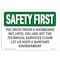 Signmission OSHA, You Must Wear Hair Beard Net Until You, 18in X 12in Rigid Plastic, 18" W, 12" H, Landscape OS-SF-P-1218-L-11022 - alternate 1